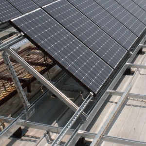 Solarenergie Stahlkonstruktion